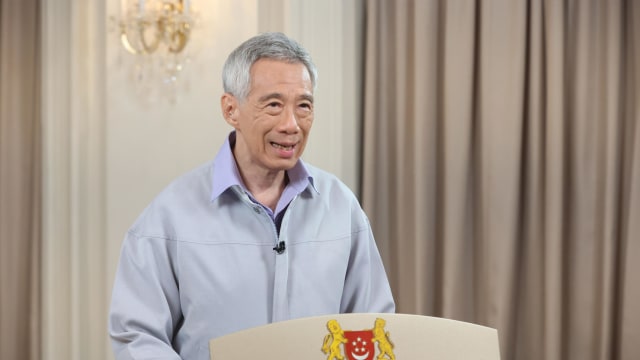 【直播】李显龙总理发表全国讲话