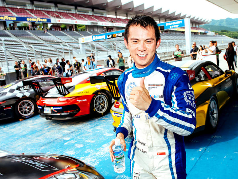 Singaporean racer Yuey Tan (picture) and Chris van der Drift were selected as they are the respective leading private and professional racers in the current Asian season after eight of 16 races. Photo: Mark Gong