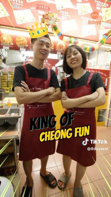 Hawker couple sells Guangzhou-style Chee Cheong Fun at Bedok. They learned the skill from Guanzhou masters and spent more than $20,000! Link in bio to read more
 
📍King of Cheong Fun
87 Food Street,
87 Bedok North St 4,
#01-191, S460087
 
https://tinyurl.com/44ynm84n