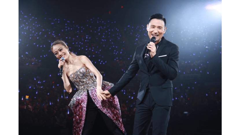Jacky Cheung makes surprise appearance at Joey Yung’s concert