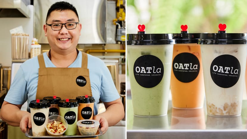 Don’t Ask This Hawker For Tau Huay Zui, He Sells Hip Homemade Oat Milk With A Singaporean Twist
