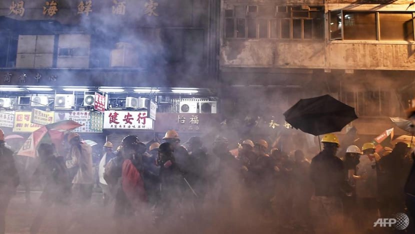 Tear gas, rubber bullets fired at Hong Kong protesters near Beijing's office Tear gas, rubber bullets fired at Hong Kong protesters near Beijing's office