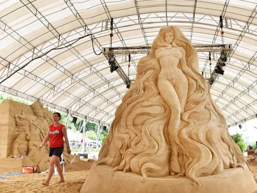 The Sandman cometh: The making of Marvel superheroes at Sentosa Sandsation The Sandman cometh: The making of Marvel superheroes at Sentosa Sandsation