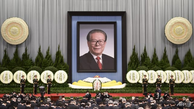 China's ruling party lauds late leader Jiang Zemin
