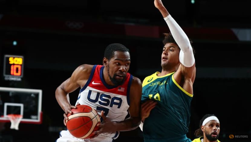 Olympics-Basketball-Durant powers Team USA to win over Australia in semifinal Olympics-Basketball-Durant powers Team USA to win over Australia in semifinal