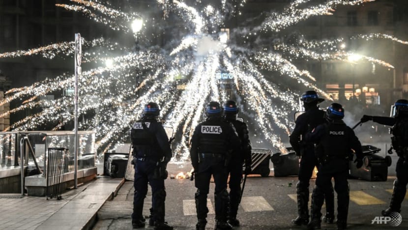 Protests rock France after Macron rams through pension reform Protests rock France after Macron rams through pension reform