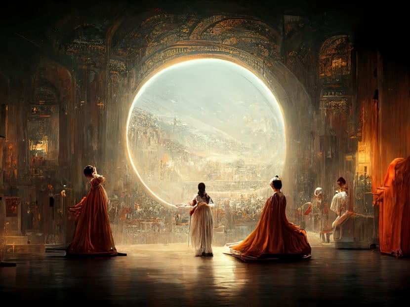 Mr Jason Allen, whose AI-generated work “Théâtre D’opéra Spatial,” took first place in a digital category at the Colorado State Fair, in Las Vegas, Sept 1, 2022. Mr Jason Allen, whose AI-generated work “Théâtre D’opéra Spatial,” took first place in a digital category at the Colorado State Fair, in Las Vegas, Sept 1, 2022.
