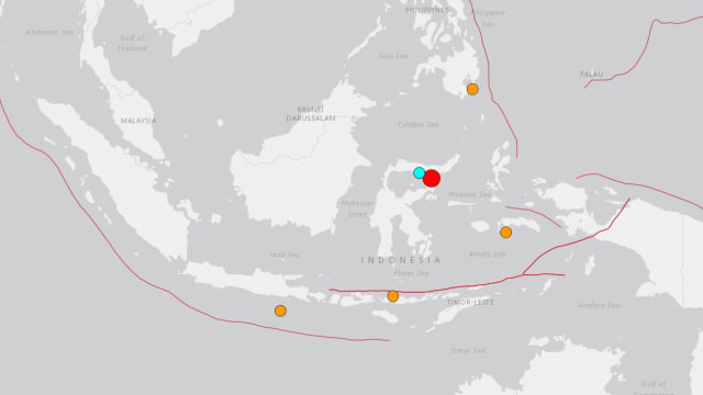 印尼苏拉威西省发生6.2级地震