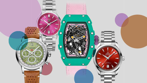 Jazz up your watch collection with these eye-popping coloured dials