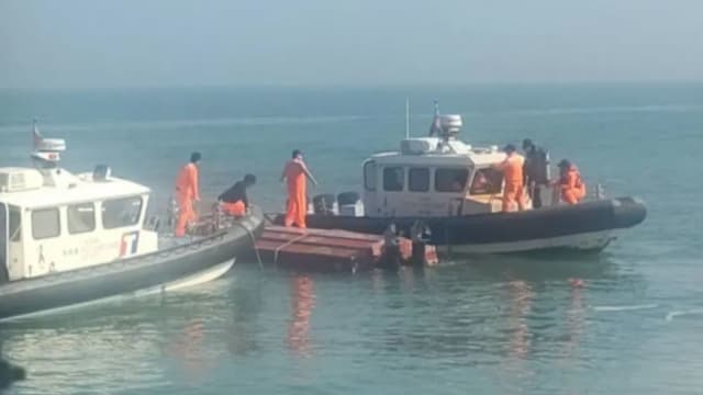 中国渔船金门越界捕捞翻覆致二死 大陆国台办强烈谴责