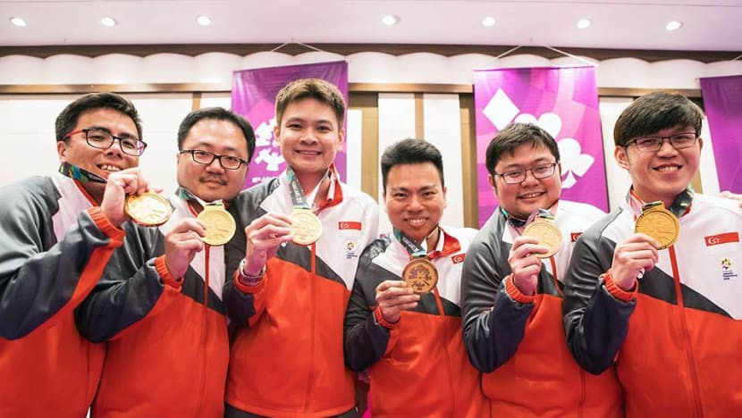 Historic gold for Singapore's contract bridge men's team at Asian Games Historic gold for Singapore's contract bridge men's team at Asian Games