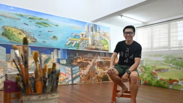 叶耀宗下半年办画展 展示60米最新画作