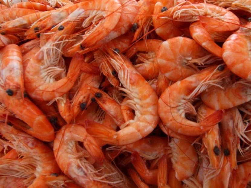Cooked prawn. AFP file photo