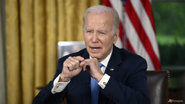 Biden hails averting 'catastrophic' default with debt ceiling deal in Oval Office speech