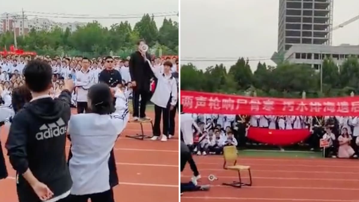 #trending: Students in China spark controversy with re-enactment of former Japan PM Shinzo Abe’s assassination