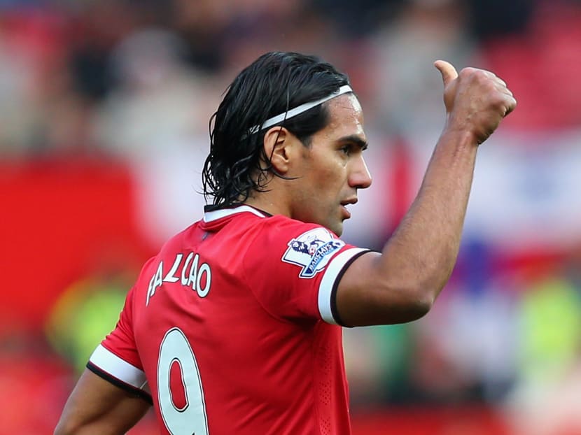 Radamel Falcao has made only 
five appearances for United since his move and scored one goal. Photo: Getty Images
