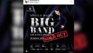 Tiket konsert Sheila Majid laris dijual