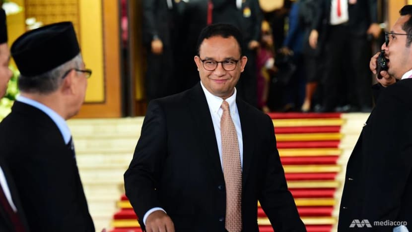 Jakarta governor to take protesters' demand to repeal labour law to President Widodo Jakarta governor to take protesters' demand to repeal labour law to President Widodo