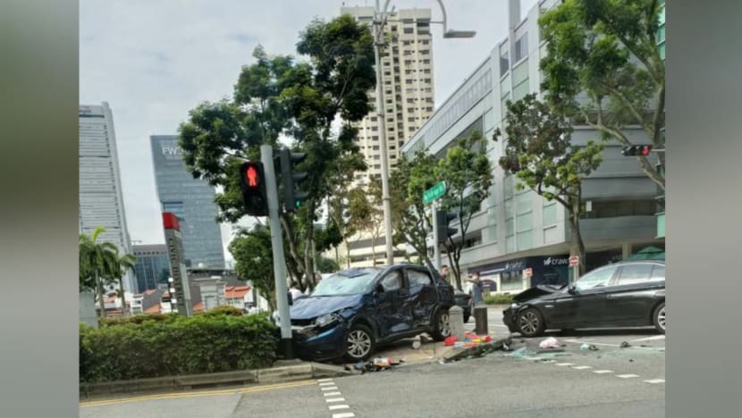 Five people injured after accident involving 2 cars near Parliament House