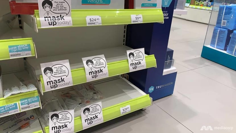 N95, surgical masks run out at retail outlets; MOH assures public there is enough stock N95, surgical masks run out at retail outlets; MOH assures public there is enough stock