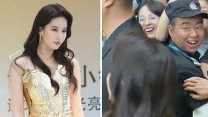 Chinese Bodyguard Goes Viral For Looking Lovingly At Chinese Actress Liu Yifei At Event