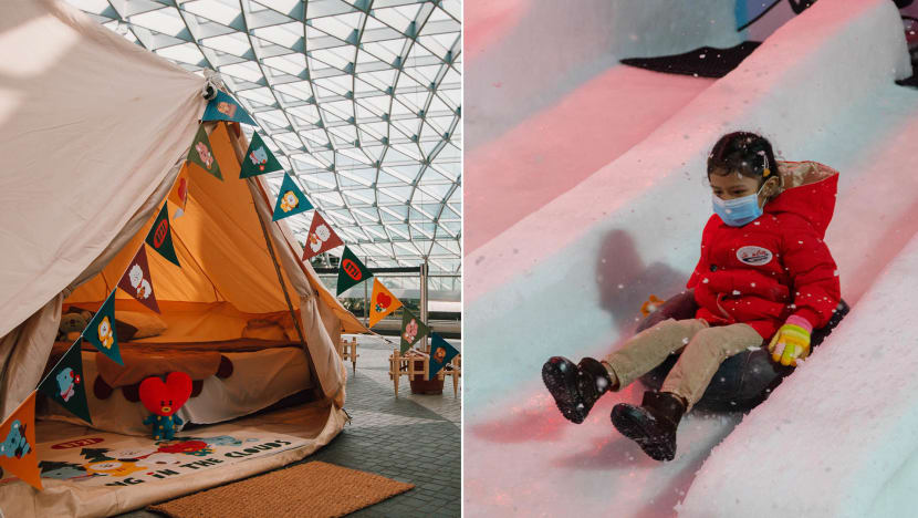 There Are BT21 Glamping Stays, Picnics & A Snoopy-Themed Snow Luge At Changi Airport This June Holidays There Are BT21 Glamping Stays, Picnics & A Snoopy-Themed Snow Luge At Changi Airport This June Holidays