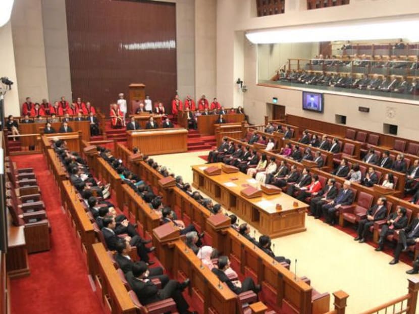 Singapore Parliament in session. TODAY file photo