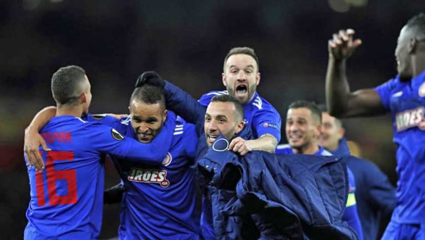 Football: Arsenal knocked out of Europa League Football: Arsenal knocked out of Europa League