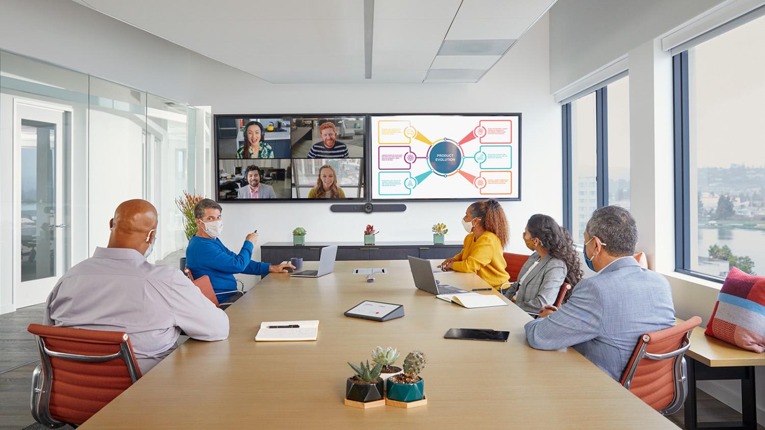Bridging the tech gap to make the most of hybrid meetings Bridging the tech gap to make the most of hybrid meetings