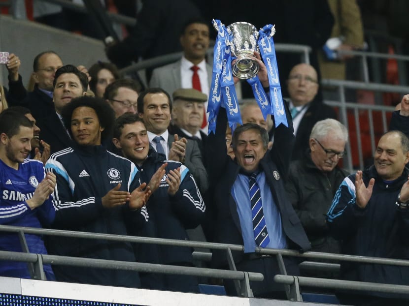 Gallery: Happy Mourinho feels like a kid after Chelsea triumph