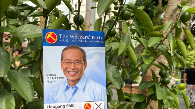 【新加坡大选 】选举局证实 陈立峰竞选海报曾被投诉