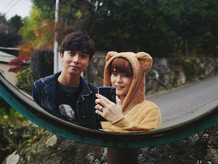 Actor Aloysius Pang, pictured with his girlfriend Jayley Woo, died on Jan 23, 2019, four days after sustaining serious injuries during military training in New Zealand.
