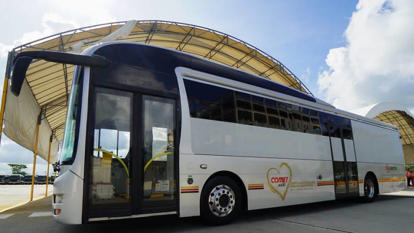 45 buses ferrying up to 600 COVID-19 patients from hospitals, dorms to community care facilities daily 45 buses ferrying up to 600 COVID-19 patients from hospitals, dorms to community care facilities daily
