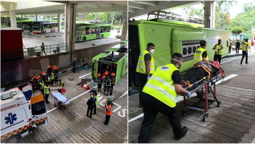 Bus driver arrested over Bukit Batok interchange collision 