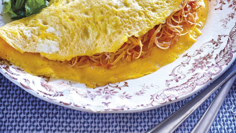 Behold, The Bee Hoon Goreng Wrapped In An Omelette