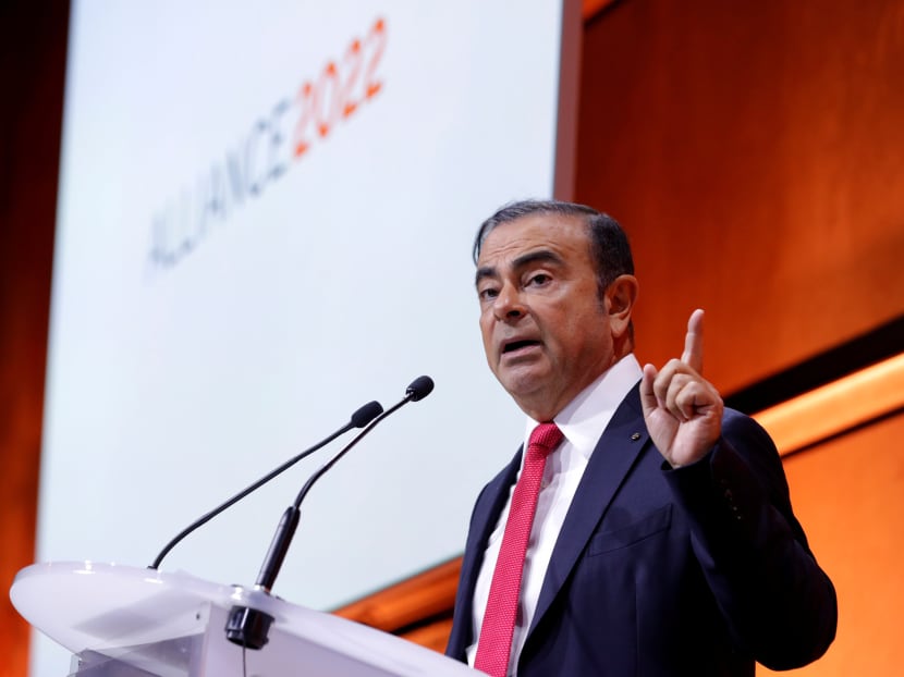 Carlos Ghosn, Chairman and CEO of the Renault-Nissan Alliance, speaks during a news conference in Paris, France. Photo: Reuters