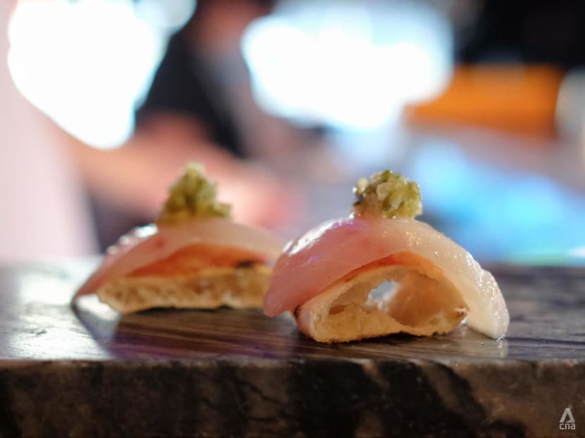 Bad ideas, good ideas, bread sushi: Why is Chef Bjorn Shen pairing raw fish with pizza dough?