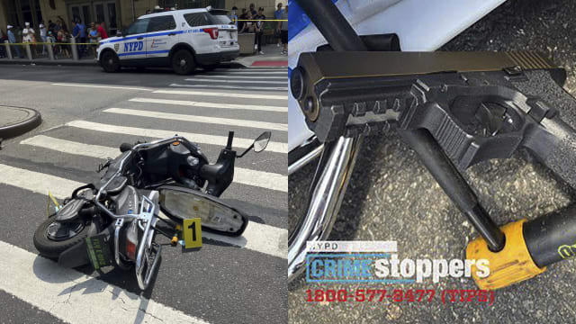纽约一男子骑踏板摩托车朝路人开枪 酿一死三伤