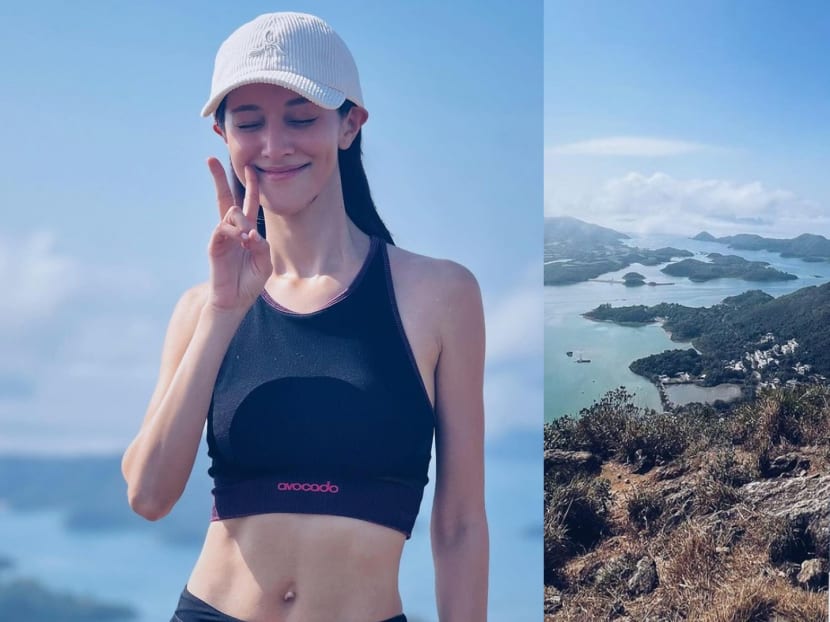 Grace Chan judged for wearing sports bra and leggings to go mountain hiking