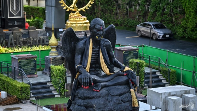 Giant gargoyle-like statue stirs controversy in Bangkok