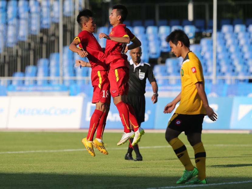 Gallery: Vietnam thrash Brunei as SEA Games football tournament kicks off