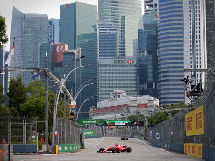 The Singapore F1 race is on track to proceed this weekend, but authorities are monitoring the ongoing haze situation, the Singapore Tourism Board said.