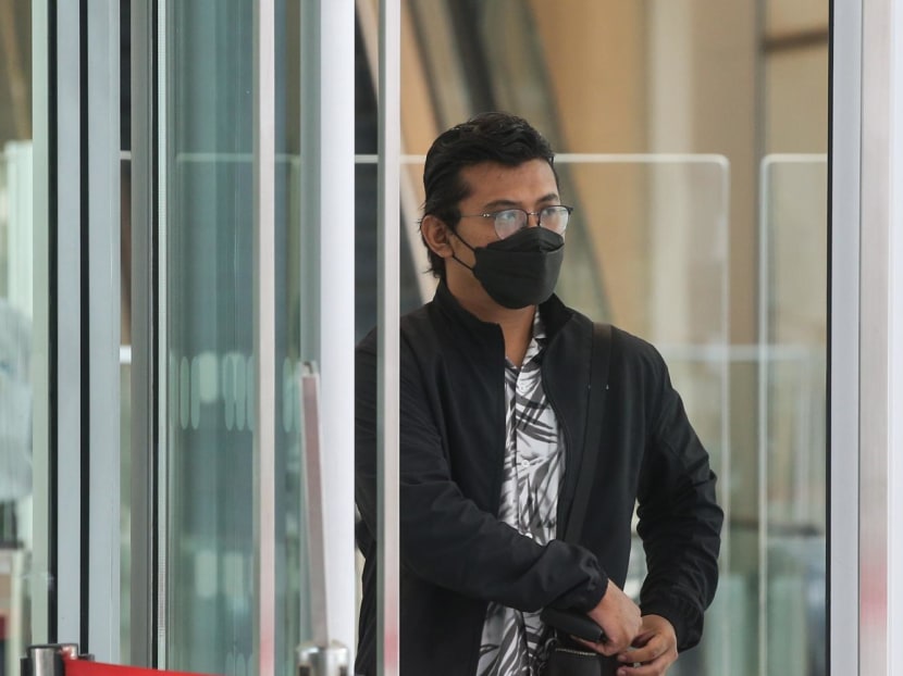 Muhammad Al-Imran M Roslan, seen here at the State Courts on Aug 31, 2022, abandoned the cats at a bin centre at Block 462 Choa Chu Kang Avenue 4.