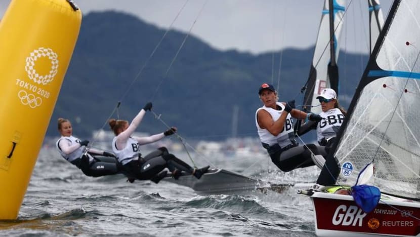 Olympics-Sailing-Britons claim two victories in opening skiff races Olympics-Sailing-Britons claim two victories in opening skiff races