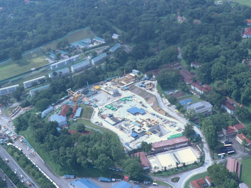 An aerial view of the site of a planned housing estate in the Mount Pleasant area. An aerial view of the site of a planned housing estate in the Mount Pleasant area.