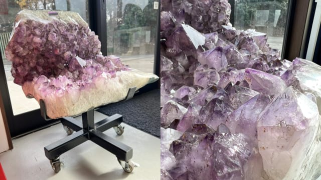 日本紫水晶椅子售价逾4000元 网民：担心坐到流血