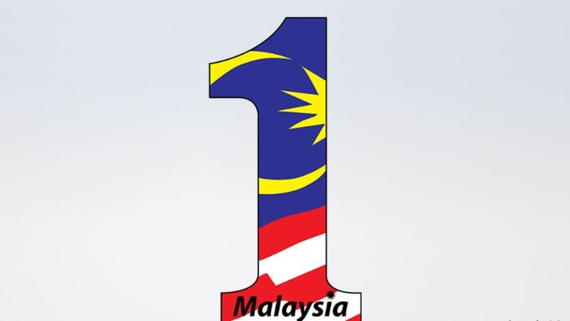 Logo 1Malaysia diturunkan di bangunan Pusat Transformasi Bandar seluruh negara