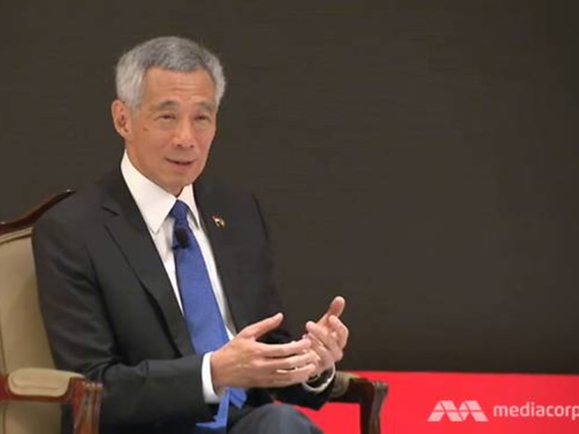 Prime Minister Lee Hsien Loong speaks to about 250 Singaporean and Mexican businesses on Nov 19, 2019 during a visit to Mexico. Prime Minister Lee Hsien Loong speaks to about 250 Singaporean and Mexican businesses on Nov 19, 2019 during a visit to Mexico.