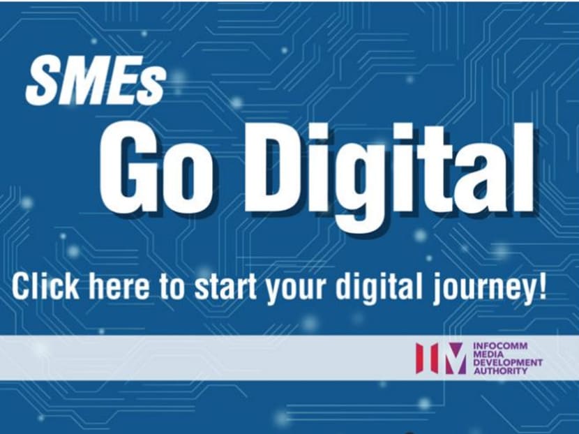A screenshot of the IMDA webpage for the SMEs Go Digital programme.