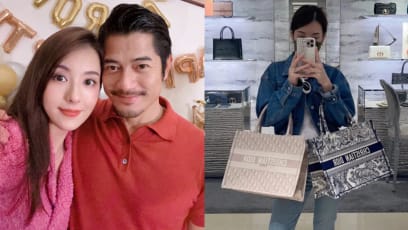 Moka Fang Asks Netizens To Help Choose Which Designer Bag To Get; Says Husband Aaron Kwok Usually Tells Her To “Buy All Of Them”